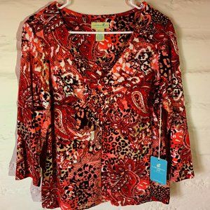 Donated 12/16/22-Not for Sale Ladies Caribbean Joe Top Size Large